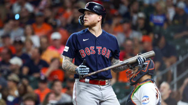 Boston Red Sox outfielder Alex Verdugo